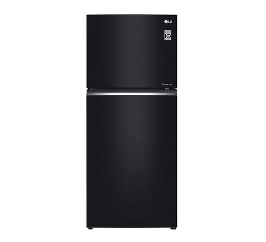 LG GN-C422SGCU Refrigerator, Top Mount Freezer, 427L – Black